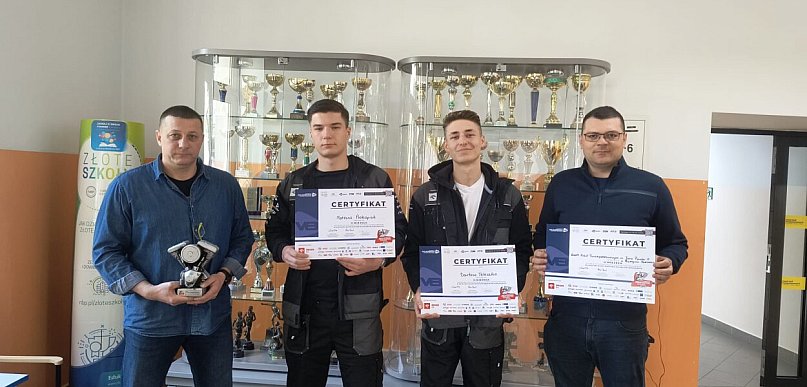Sukcesy uczniów ZSP na Mistrzostwach Mechaników