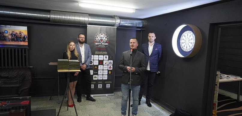 Oficjalne otwarcie siedziby klubu darterskiego w Radzyniu