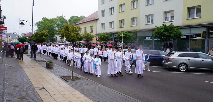 Boże Ciało w parafii Trójcy Świętej w Radzyniu