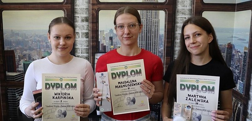 Konkurs wiedzy o Andrzeju Wajdzie w ZSR w Woli Osowińskiej