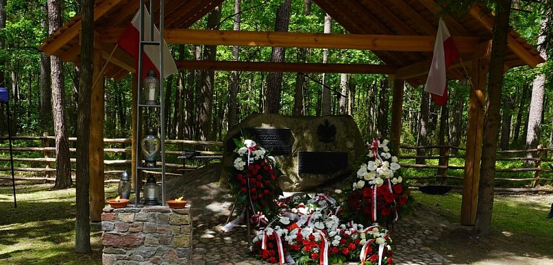 Ogólnopolska uroczystość w lesie Baran a samorządy powiatu radzyńskiego