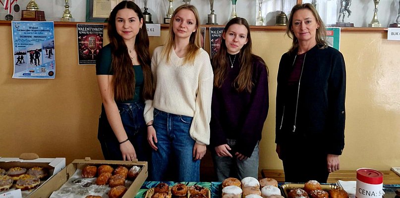 Akcja charytatywna w I LO w Tłusty Czwartek