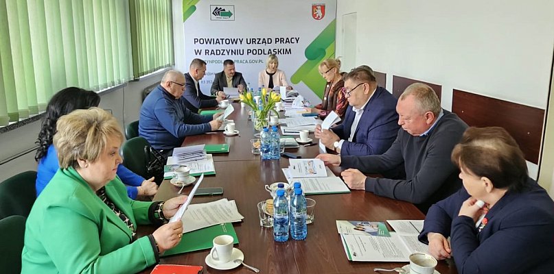 Posiedzenie Powiatowej Rady Rynku Pracy w Radzyniu Podlaskim