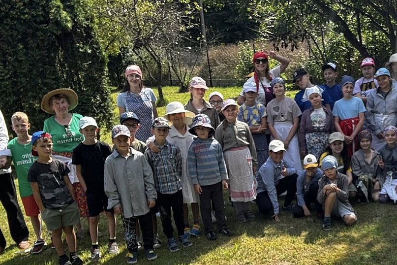 Zajęcia dla dzieci &gt;&gt;Wkoło komina&lt;&lt; GOK-u w Ulanie