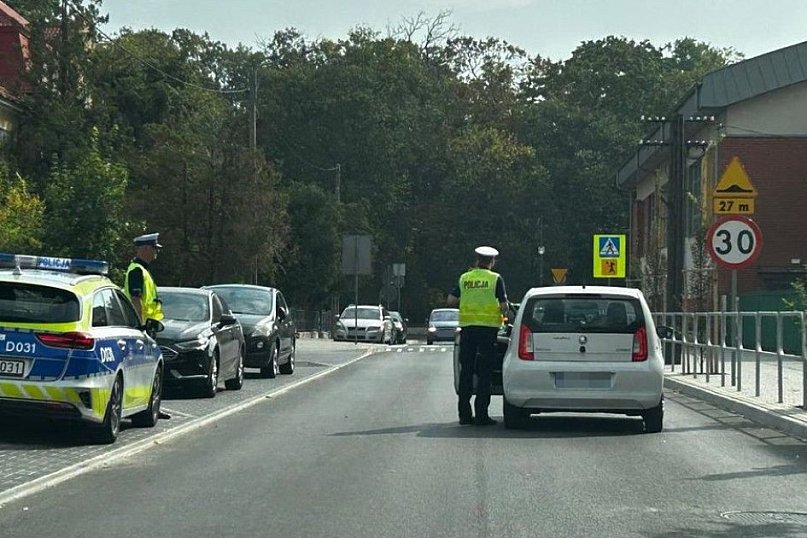 Policyjna akcja &gt;&gt;Bezpieczna droga do szkoły&lt;&lt;