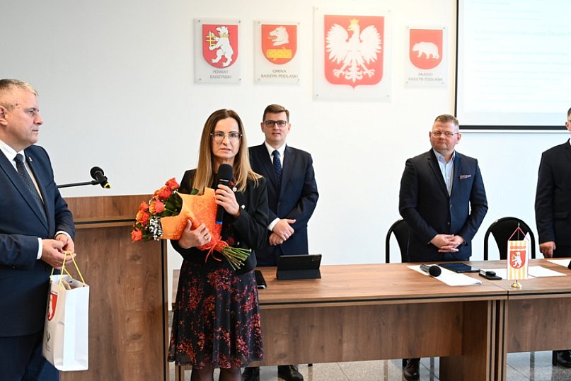 Pożegnanie szefowej Sanepidu na sesji Rady Powiatu