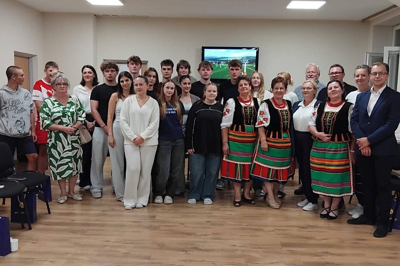 Spotkanie z młodzieżą w Maryninie