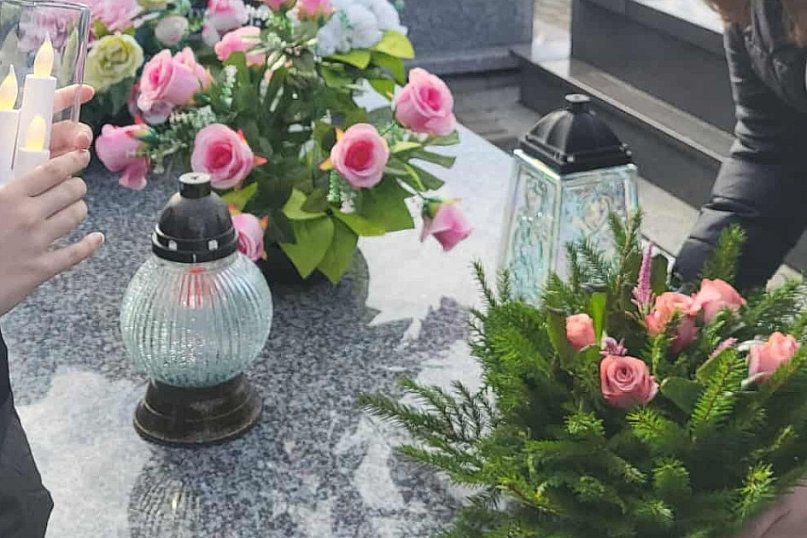 Wizyta uczniów SOSW na cmentarzu