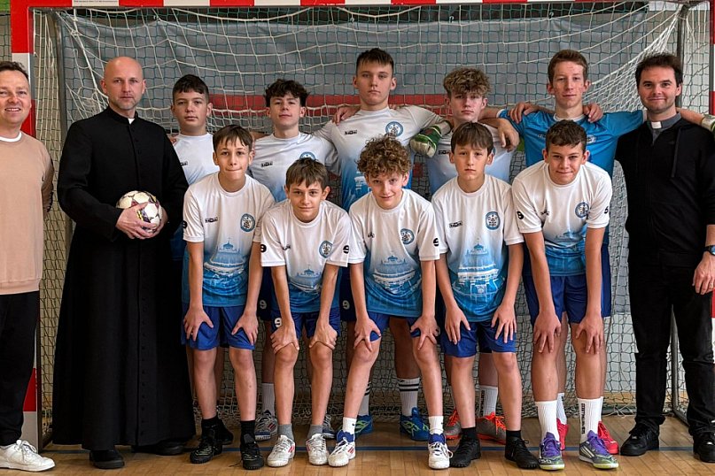 Radzyńscy ministranci na turnieju piłkarskim