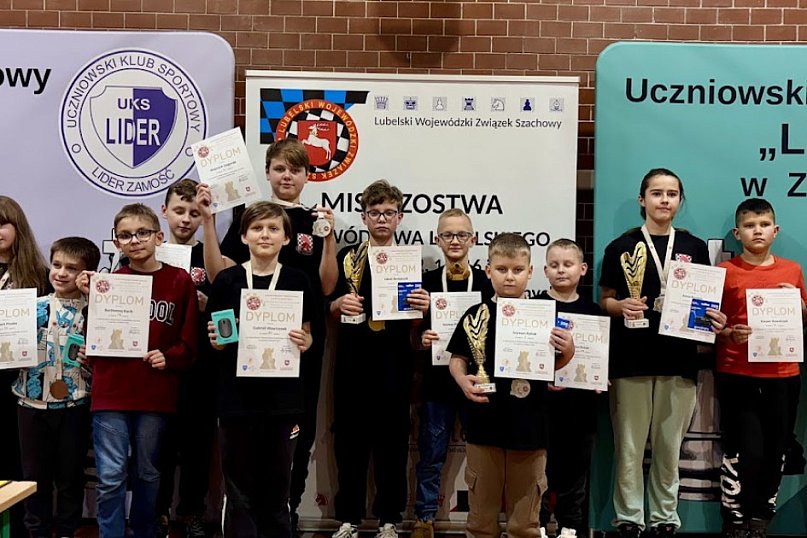 Radzyńscy szachiści na turnieju w Zamościu