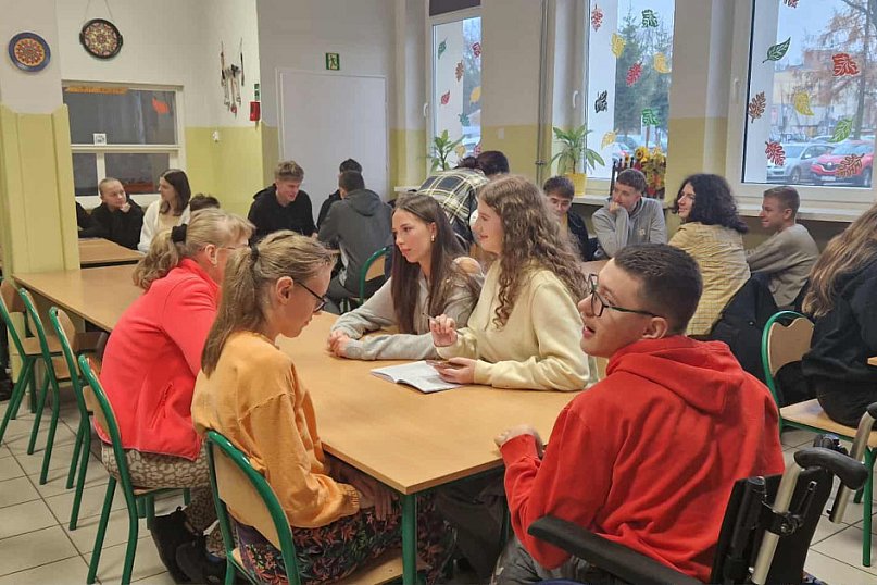 Spotkanie uczniów I LO i SOSW