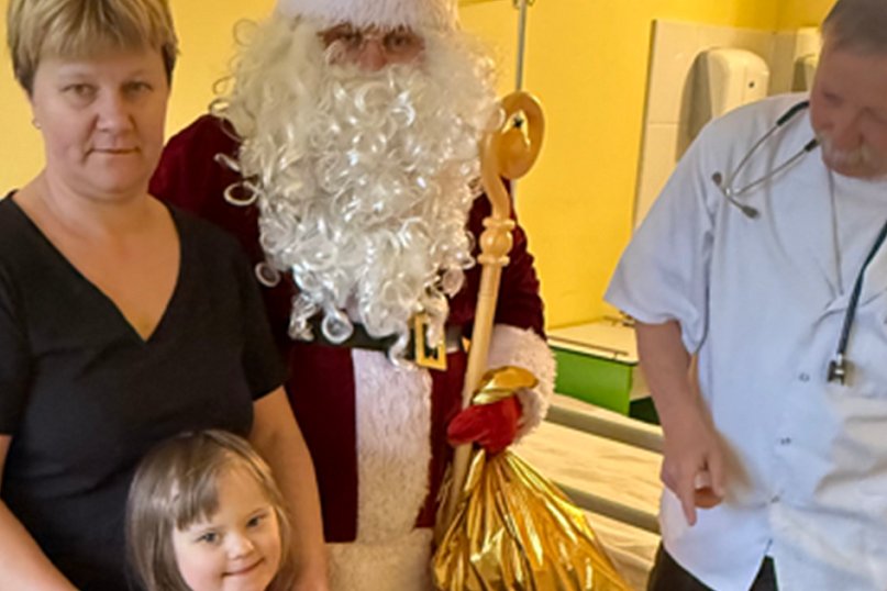 Mikołaj w szpitalu