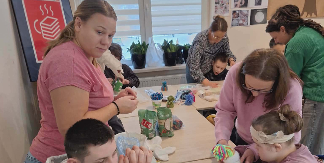 Zajęcia "Bezpieczna zima" dla uczniów SOSW