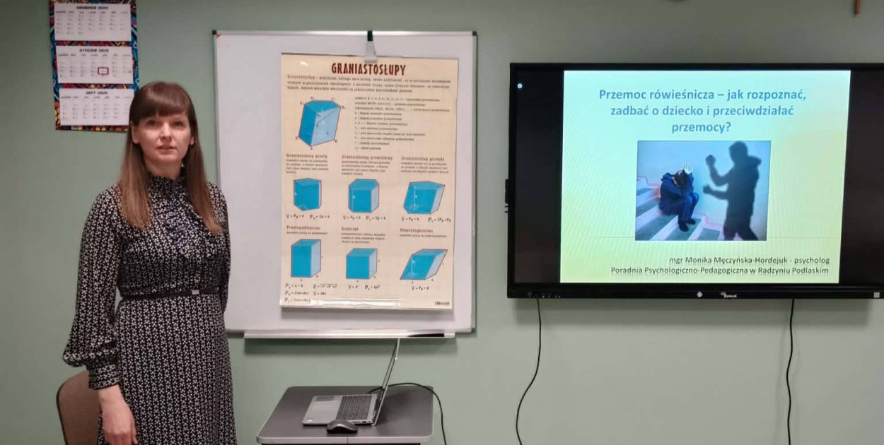 Prelekcja psycholog z PPP w Białej nt. przemocy