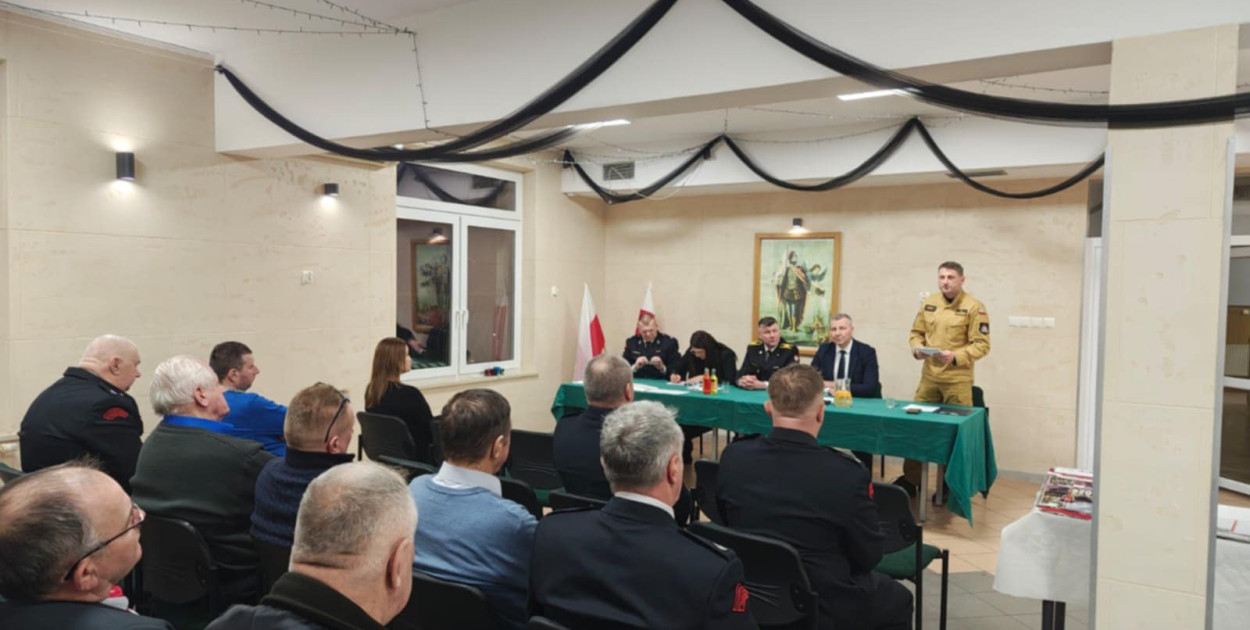 Walne zebranie OSP w Komarówce Podlaskiej