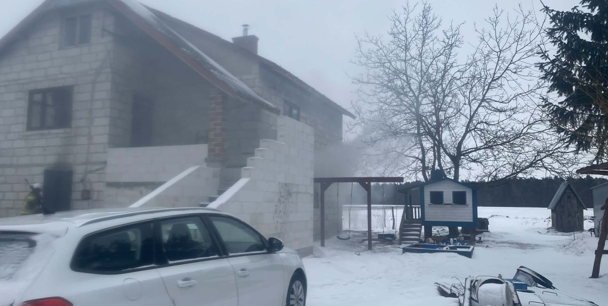 Pożar w Przegalinach Małych