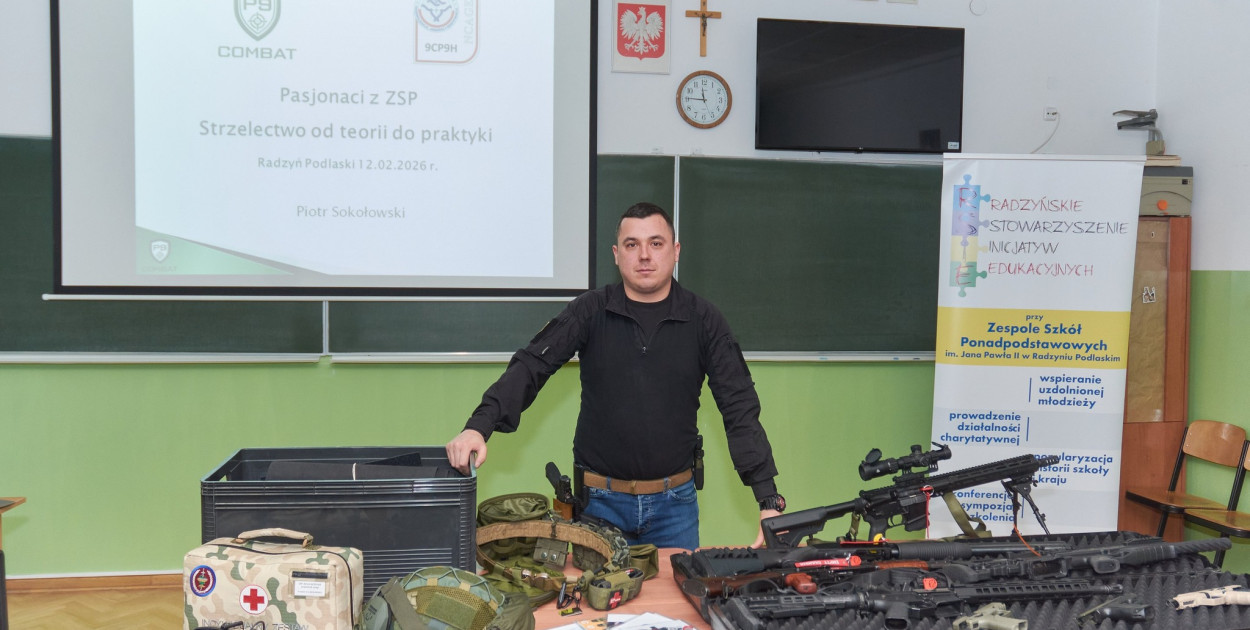 Spotkanie z instruktorem strzelectwa w ZSP