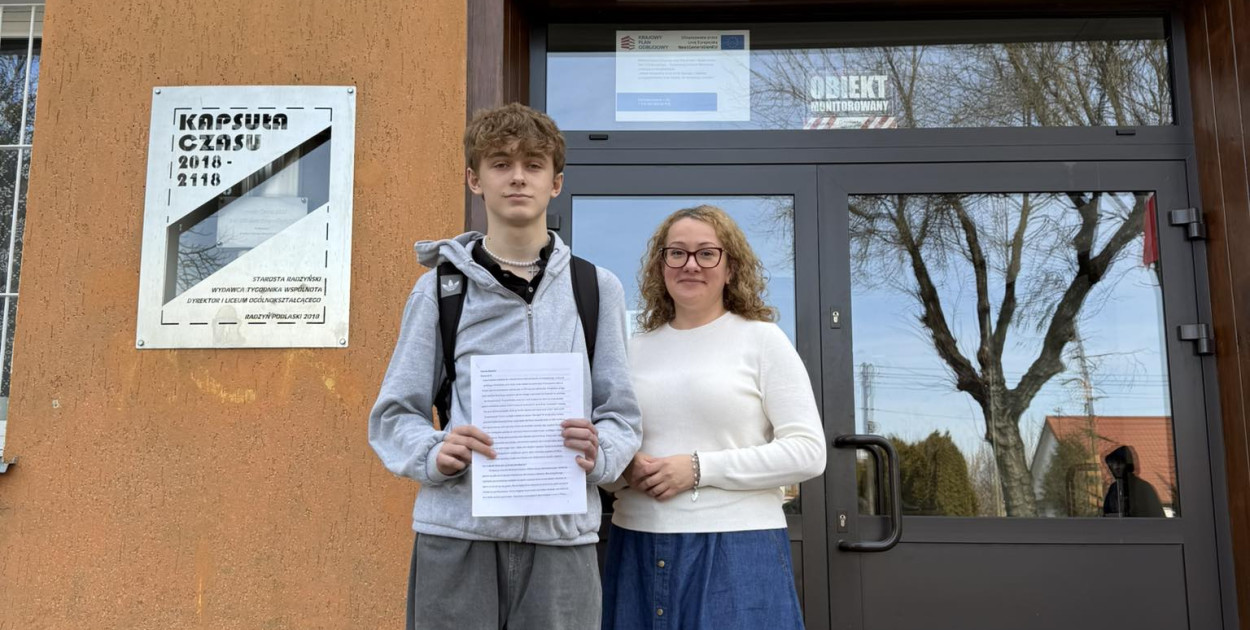 Uczeń I LO wyróżniony w konkursie Rethink America Transatlantic Relation