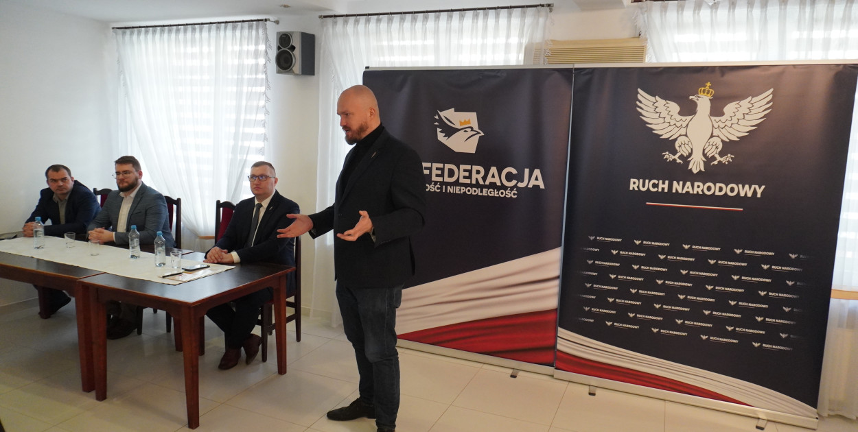 Spotkanie z przedstawicielami Konfederacji w Radzyniu