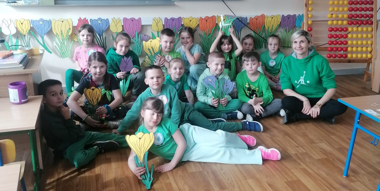 Pierwszy dzień wiosny w SP w Komarówce